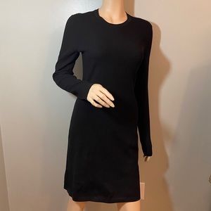 Marc by Marc Jacobs Black Ribbed sheath Dress‎
